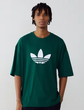 Tee Shirt Trefoil vert/blanc s - ADIDAS ORIGINALS - FashionsVida