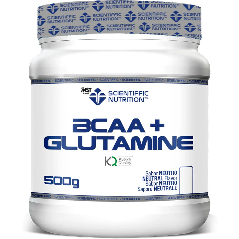 Bcaa glutamine kyowa neutro 500g (UNICA) - Scientiffic Nutrition - FashionsVida