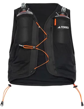 Gilet d'hydratation - Terrex Trail Vest 5L Black/White/Impact Orange en Nylon - Taille S - Noir - Adidas - FashionsVida