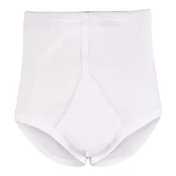 Herren Unterhose, gerippt weiss M Herren