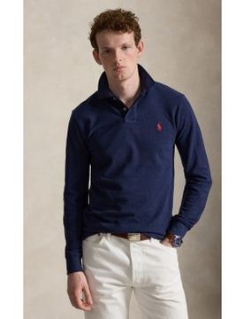 Para hombre. 710681126052 Polo de piqué Slim Fit de manga larga (M), Casual, Algodón