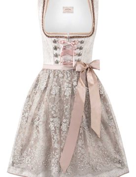 Dirndl Evianne (taupe, Gr. 38) von Wiesnwuid für Damen, 100% Polyester
