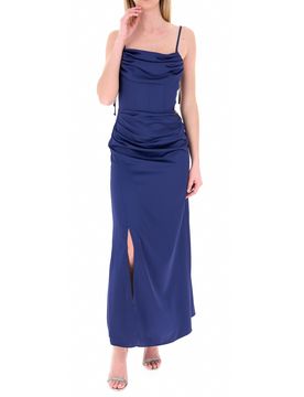 Abito con spalline BLU AVIO XL