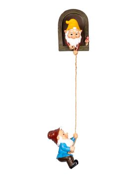 Gartenfigur zum Aufhängen „Rudi und Hugo“ mehrfarbig