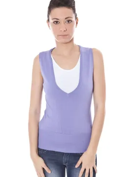 Damen WESTE Violett A9T7389_VIOLA_6B1