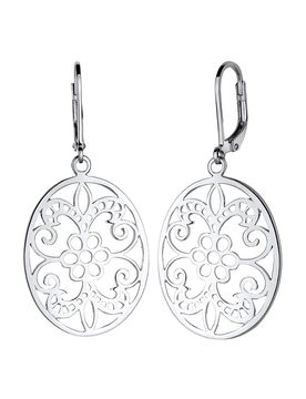 ELLI Pendientes 'Ornament' plata