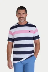 Contrast Stripe Mens T-Shirt