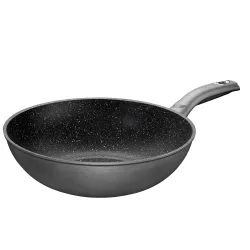 STONELINE Wok 30 cm Grau