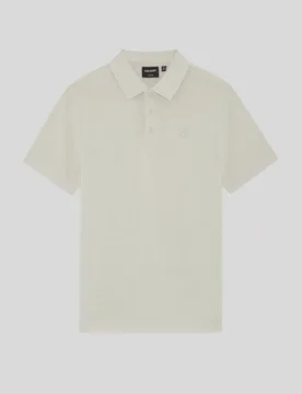 Kids' Linen Blend Polo Shirt in Grey - Lyle & Scott - FashionsVida