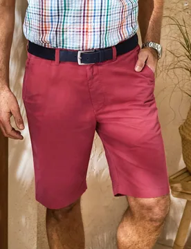 Stretch-Bermuda Dehnbund - Sommerrot - male - Size: 56 - Avena - FashionsVida