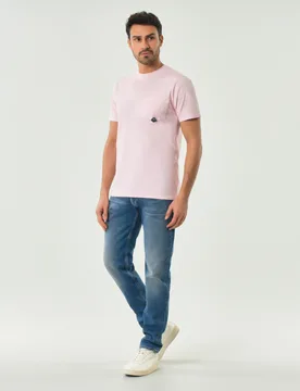 Jeans Cult Jondal regular-fit lavaggio medio stone washed in puro cotone - Roy Roger's - FashionsVida