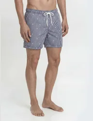 Striped Swim Shorts Navy Mix male