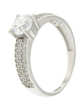 Anello Donna Oro Bianco GL100645