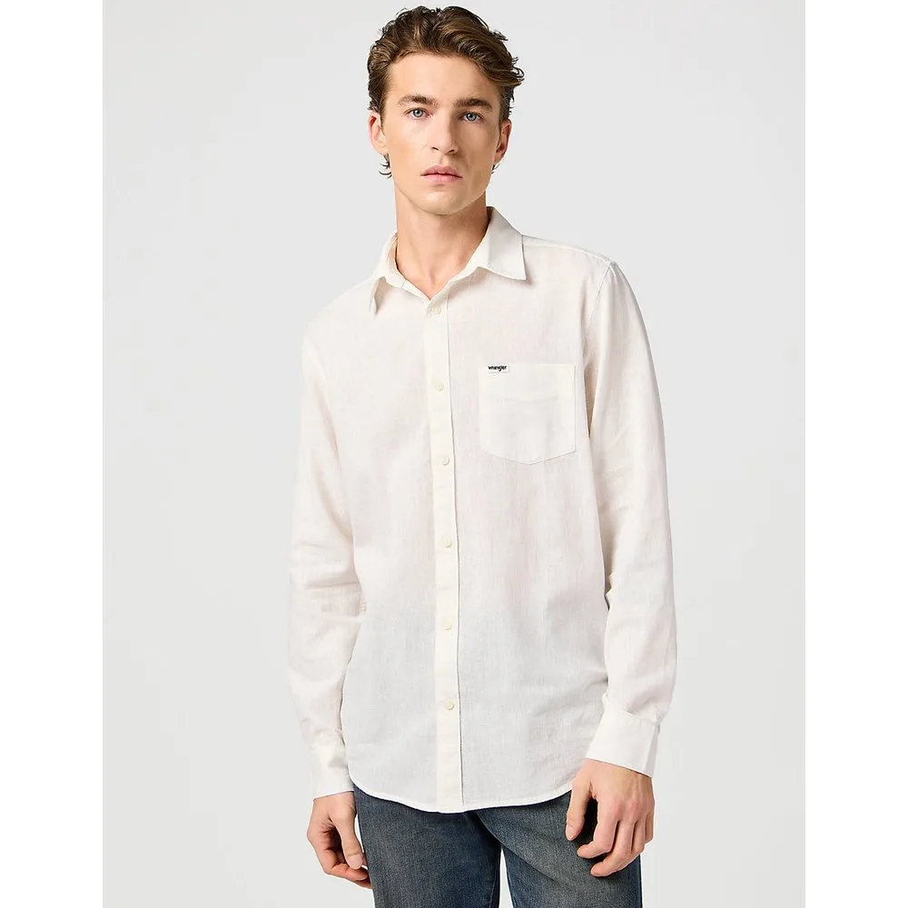 Camisa de hombre un bolsillo de corte regular - Wrangler - FashionsVida