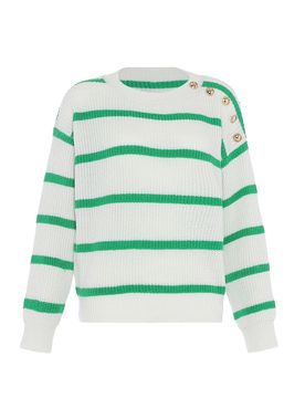 Faina Jersey verde / blanco