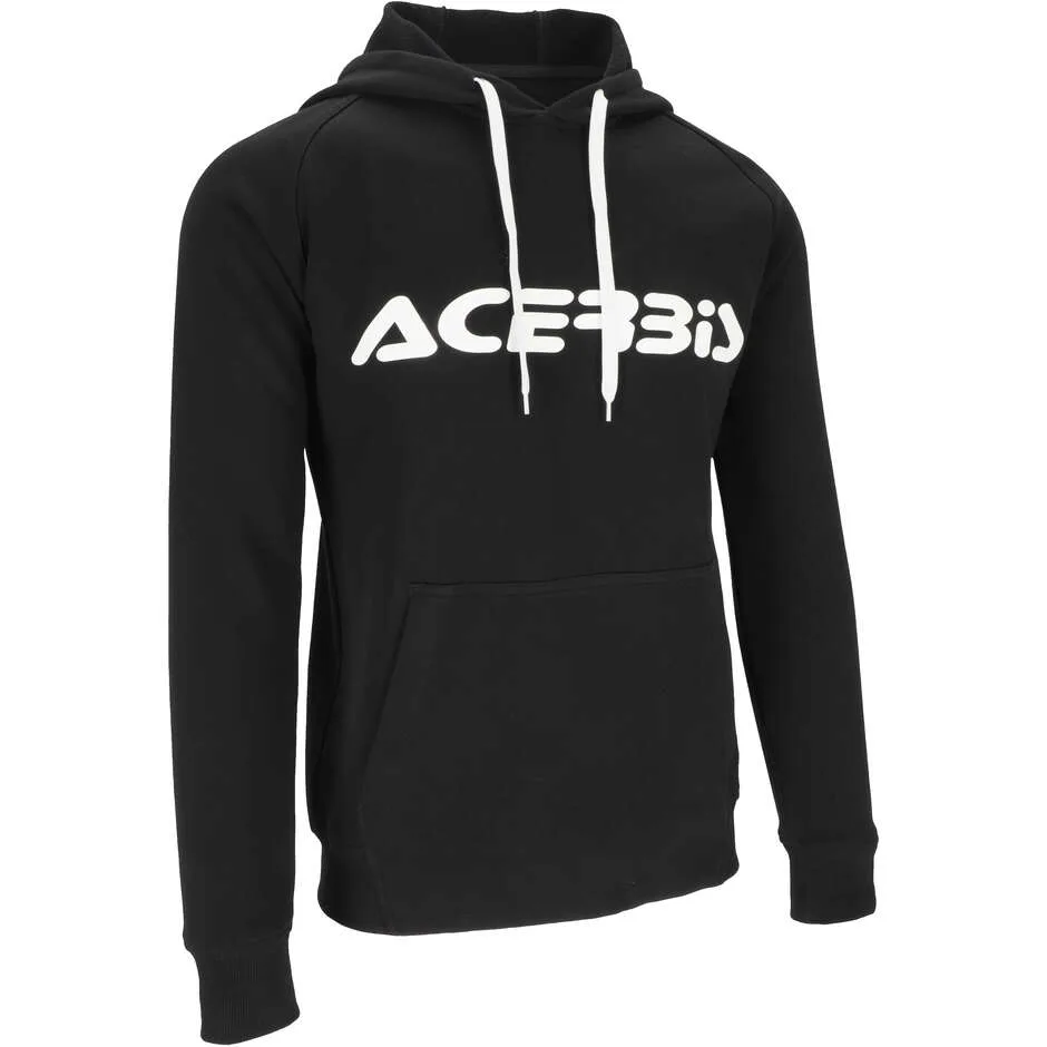 Felpa Casual S-LOGO Nero 2 taglia 2XL - Acerbis - FashionsVida