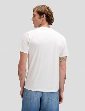Regular Stitch Tee Bright White Größe S male