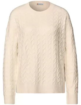 LTD QR_cosy structure sweater female