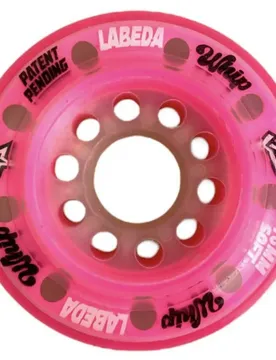 Roues De Patins Whip X-soft 1 Unité Pink / Clear 80 mm unisex
