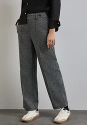 Jaquard-Hose female Schwarz