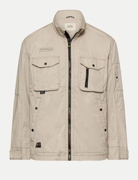 Blouson mit Stehkragen Beige 60