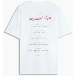 Camiseta de manga corta de hombre con estampado trasero