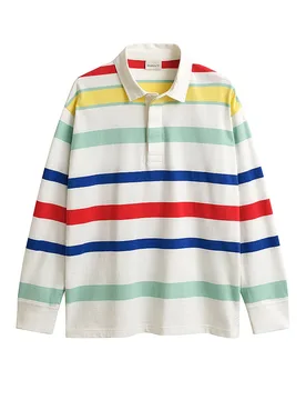GANT Rugby Shirt beige M herren - Gant - FashionsVida