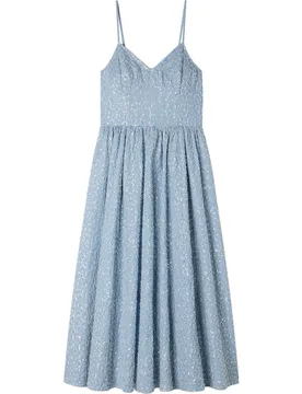 Vestido largo de lentejuelas y rayas - sandro - FashionsVida