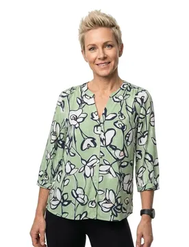 Blusa A Maniche Lunghe 105237 Fresh Spring Floral Design 38