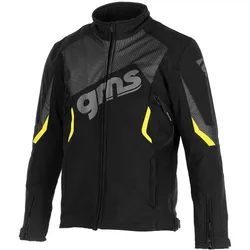 Giacca Moto SOFTSHELL ARROW Nero Giallo taglia XL