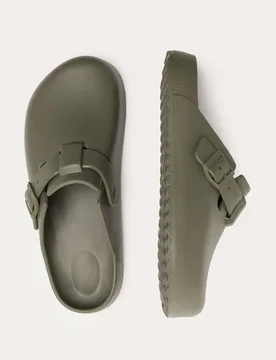 M&S Moulded Mules Khaki male - M&S - FashionsVida