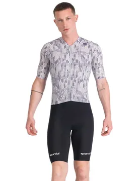 Tuta Da Gara A Maniche Corte G-suit Black / Stone Gray - Sportful - FashionsVida