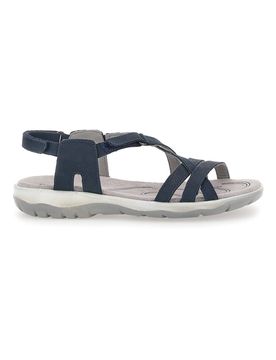 Sandali Blu Con Sottopiede in Vera Pelle 65 38