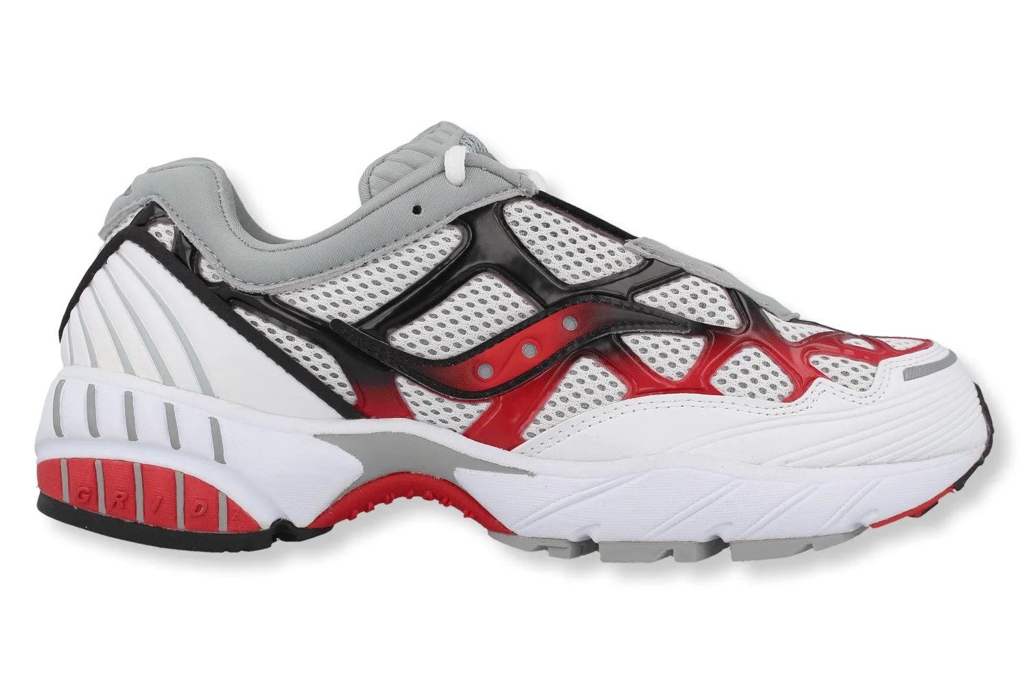 Grid Web - Sneaker - weiß rot schwarz - Herren - Size: 45 - Saucony - FashionsVida