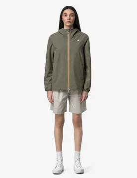 MARGUERITE STRETCH POLY JERSEY Donna K8138PW-V15 Verde - K-way - FashionsVida