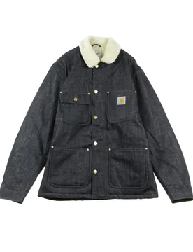 Giubbotto Jeans Uomo Fairmount Coat Blue Rigid - CARHARTT WIP - FashionsVida