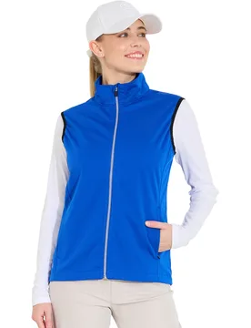Weste Lytham Softshell, blau m - Abacus - FashionsVida