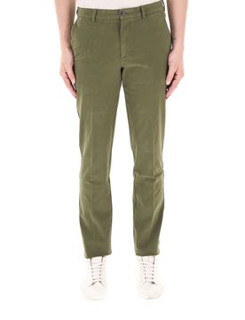 Pantalone chino BOSS VERDE OLIVA 34