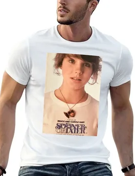 Cover to Sooner or Later T-Shirt essential t shirt cotton t shirts man 100% t shirts for man graphic tees T-shirt - Aliexpress - FashionsVida