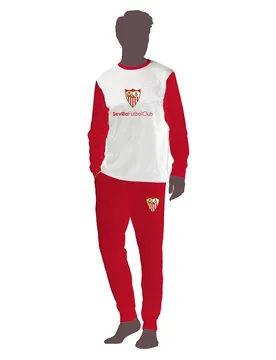 Pyjama à Manches Longues White / Red XL