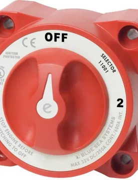 Battery Switch Red / White One Size unisex - Blue Sea Systems - FashionsVida