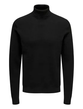 ONPHIL REG 12 TRUC ROLL NECK KNIT male - S - FashionsVida