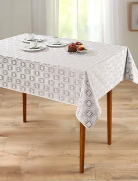 Tischdecke "Spitze" abwaschbar 175 x 135 cm - Eldo - FashionsVida