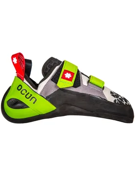 Chaussons d'escalade - Jett Qc Grey/Green - Taille 41,5 - Vert - Ocun - FashionsVida