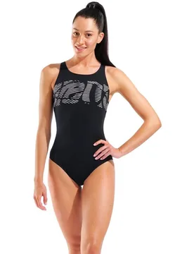 Bañador de natación de mujer Graphic V Back - Arena - FashionsVida