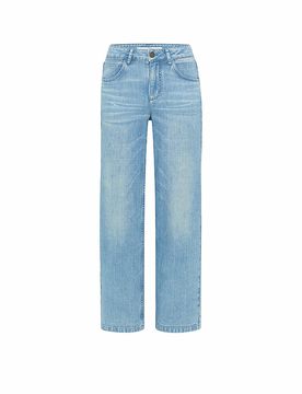 Jeans Relaxed Fit 7/8 azul claro 34