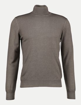 Rollkragenpullover im Vintage-Look Braun 48