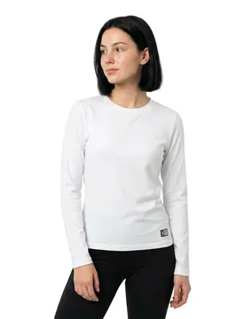 Maglietta A Maniche Lunghe Issued White