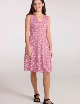 Newquay Womens Sleeveless Dress - Red - Red - Size: 20 - Mountain Warehouse - FashionsVida