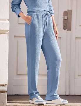 Jersey-Krepp-Hose Elegance - Indigo - female - Size: 46 - Avena - FashionsVida